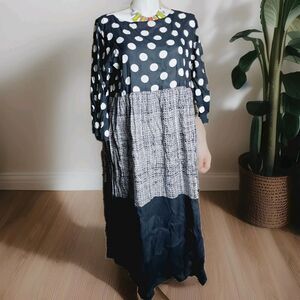 Signals Maxi Dress Size 2X 100% Rayon